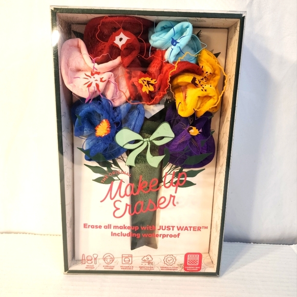 MakeUp Eraser Other - Makeup Eraser Flower Bouquet Set with Colorful Eraser Cloths 7 Total